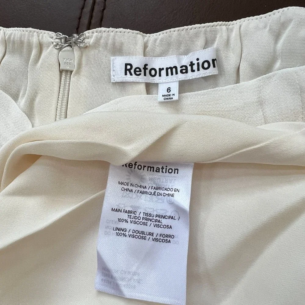 Reformation Butterfly Dress | Ivory🎉SALE 🎀 NEW - Picture 15 of 15